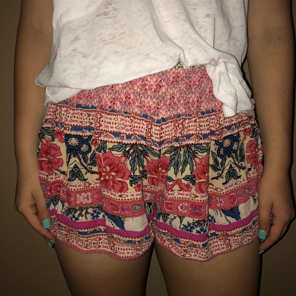 Floral Patterned Shorts